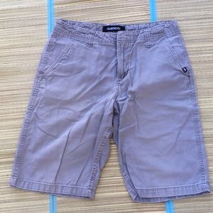Quiksilver Golf Shorts 100% Cotton Gray